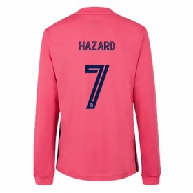 Fußballtrikots Real Madrid Eden Hazard 7 2020-2021 Langarm Auswärts-trikot kaufen